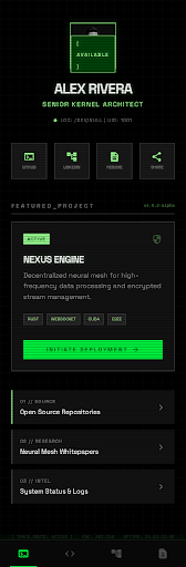 Hacker theme preview